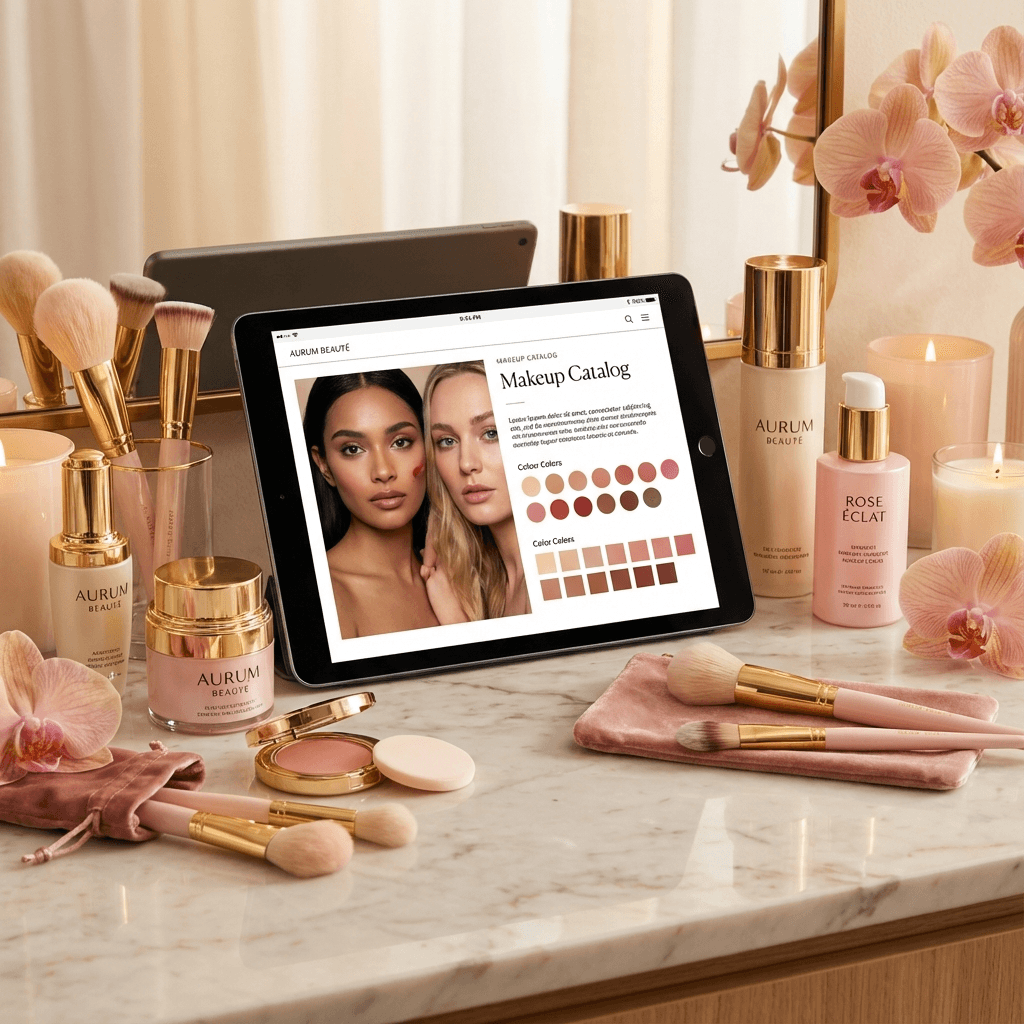 化粧品業界のデジタルカタログ活用術｜ブランド体験と販促を両立